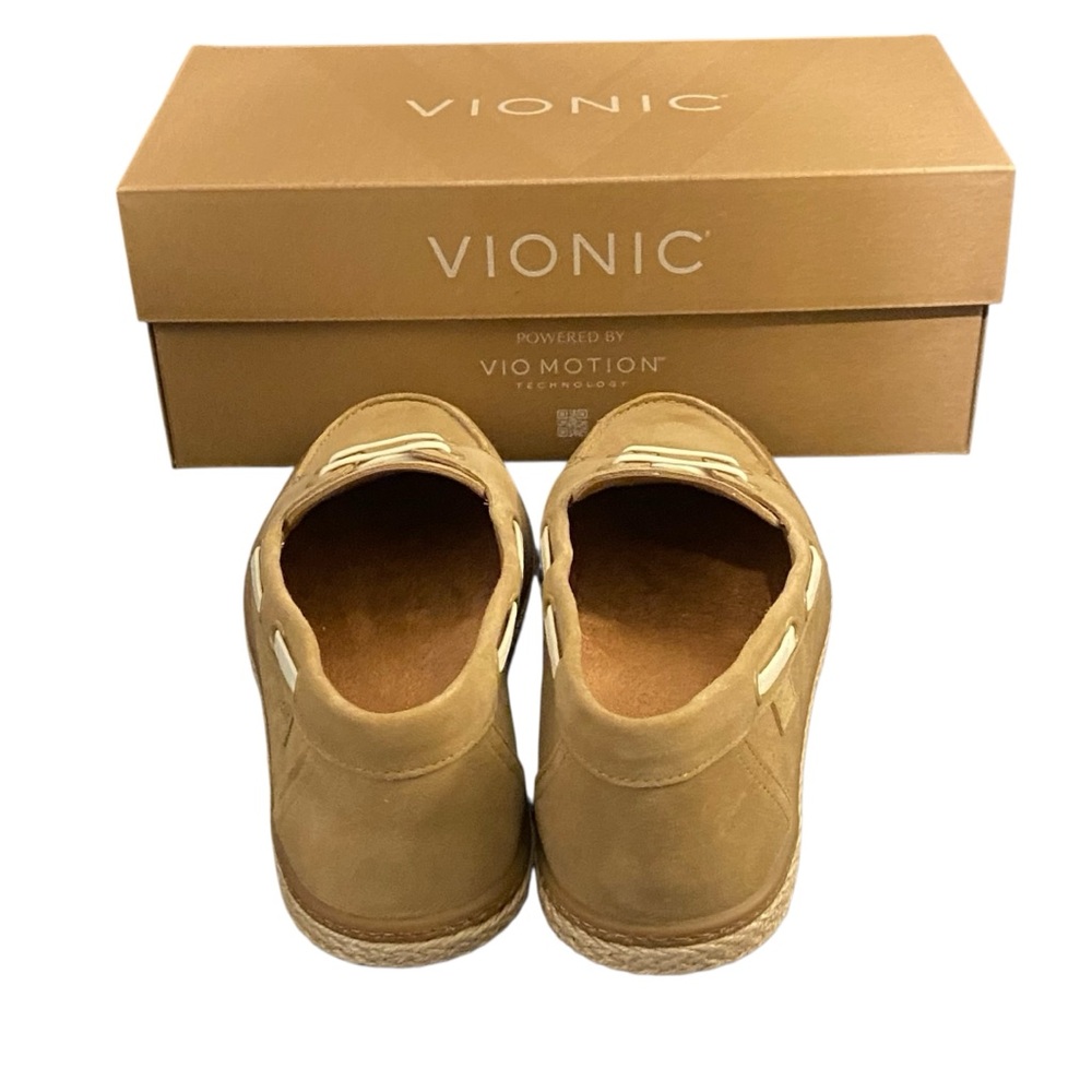 VIONIC Bay Loafer Preppy Tan Boat Shoes - Women’s Size 8 NEW NIB - Picture 4 of 15